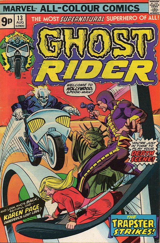 Cover of Ghost Rider (Vol 1) #13. One of 250,000 Vintage American Comics on sale from Krypton!