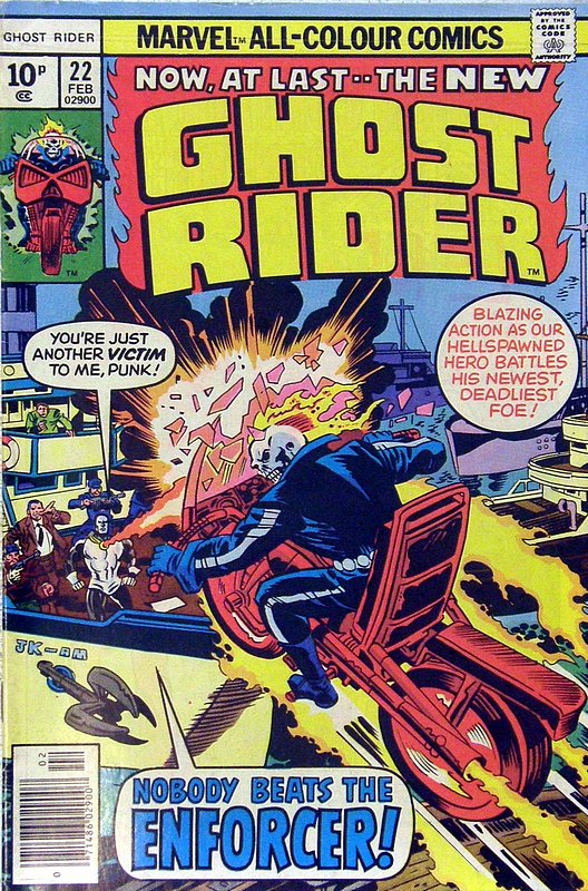 Cover of Ghost Rider (Vol 1) #22. One of 250,000 Vintage American Comics on sale from Krypton!