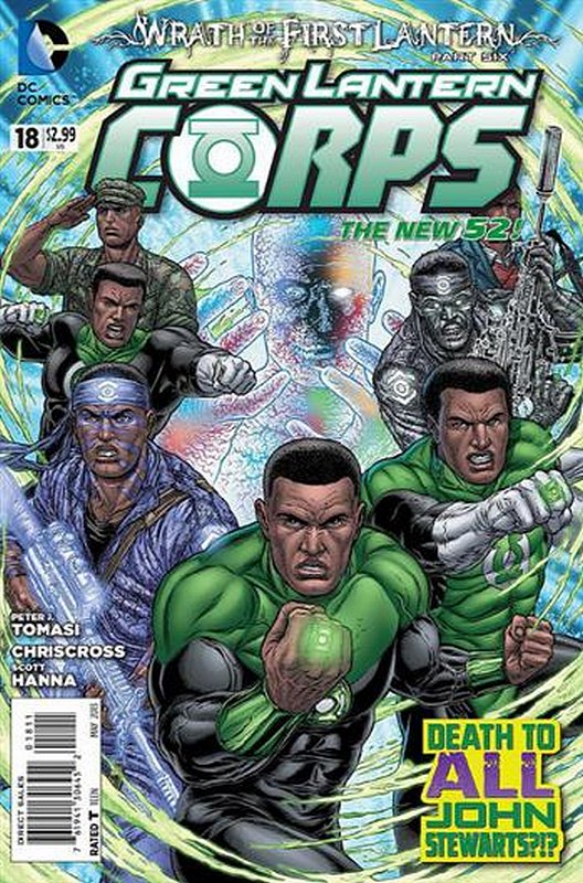 Cover of Green Lantern Corps (Vol 2) #18. One of 250,000 Vintage American Comics on sale from Krypton!