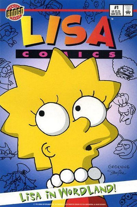 Cover of Lisa Comics: Lisa in Wordland #1. One of 250,000 Vintage American Comics on sale from Krypton!