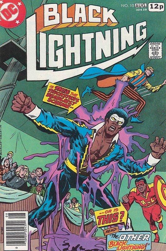 Cover of Black Lightning (Vol 1) #10. One of 250,000 Vintage American Comics on sale from Krypton!