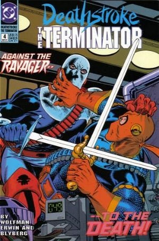 Against the Ravager<br> Cover of Deathstroke (Vol 1) The Terminator #4. One of 250,000 Vintage American Comics on sale from Krypton!