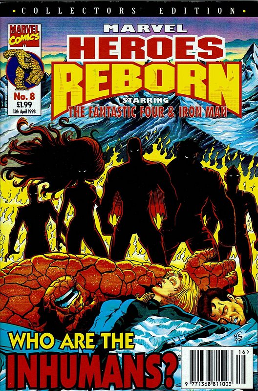Cover of Marvel Heroes Reborn (Vol 1) (UK) #8. One of 250,000 Vintage American Comics on sale from Krypton!