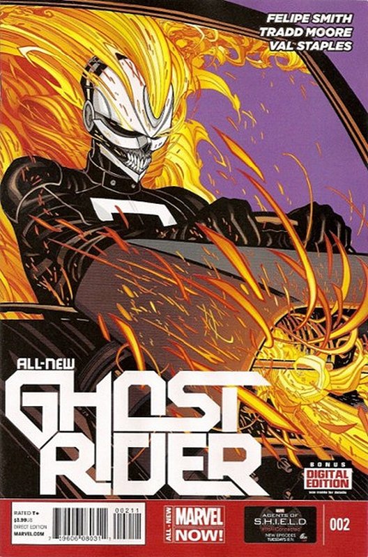 2nd Ghost Rider - Robbie Reyes<br> Cover of Ghost Rider (Vol 5) All-New #2. One of 250,000 Vintage American Comics on sale from Krypton!