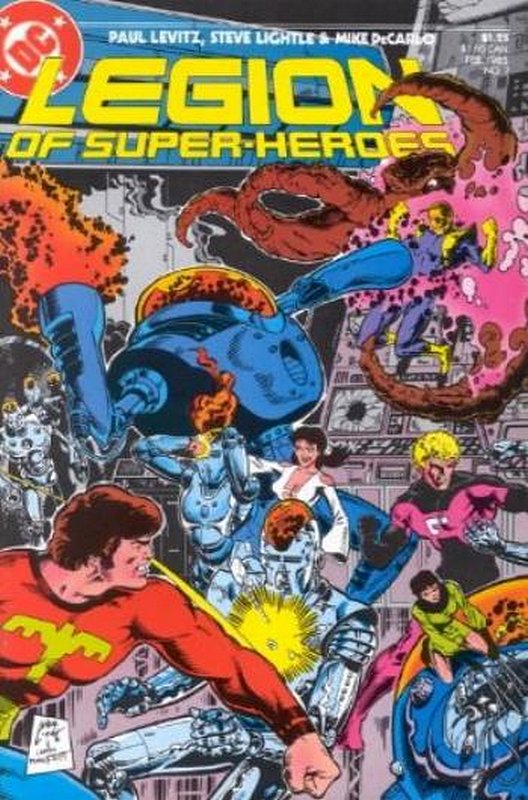 Cover of Legion of Super-Heroes (Vol 2) #7. One of 250,000 Vintage American Comics on sale from Krypton!