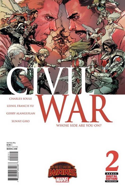 Cover of Civil War (2015 Ltd) #2. One of 250,000 Vintage American Comics on sale from Krypton!