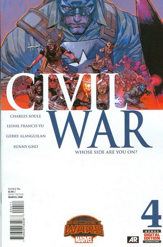 Cover of Civil War (2015 Ltd) #4. One of 250,000 Vintage American Comics on sale from Krypton!