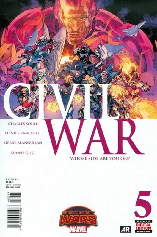 Cover of Civil War (2015 Ltd) #5. One of 250,000 Vintage American Comics on sale from Krypton!