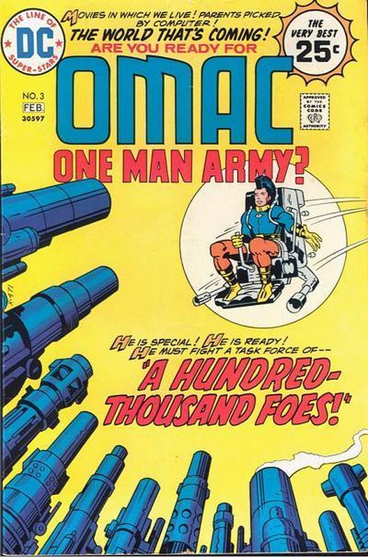 Cover of Omac (Vol 1) One Man Army Corps #3. One of 250,000 Vintage American Comics on sale from Krypton!