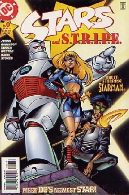 1st full appearance of 2nd Star Spangled Kid<br> Cover of Stars & Stripe (Vol 1) #0. One of 250,000 Vintage American Comics on sale from Krypton!