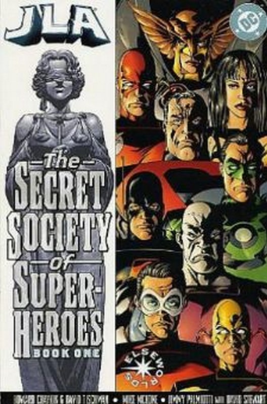 Cover of JLA: Secret Society of Super-Heroes #1. One of 250,000 Vintage American Comics on sale from Krypton!