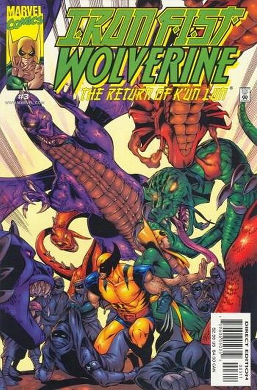 Cover of Iron Fist/Wolverine (2000 Ltd) #3. One of 250,000 Vintage American Comics on sale from Krypton!