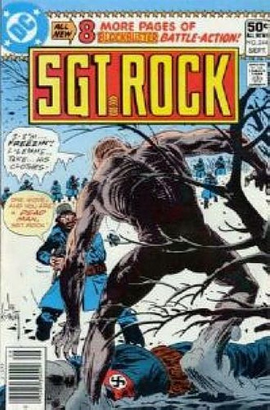 Cover of Sgt. Rock #344. One of 250,000 Vintage American Comics on sale from Krypton!