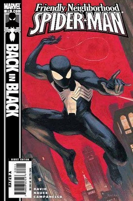 Back in Black<br> Cover of Friendly Neighborhood Spider-Man (Vol 1) #23. One of 250,000 Vintage American Comics on sale from Krypton!