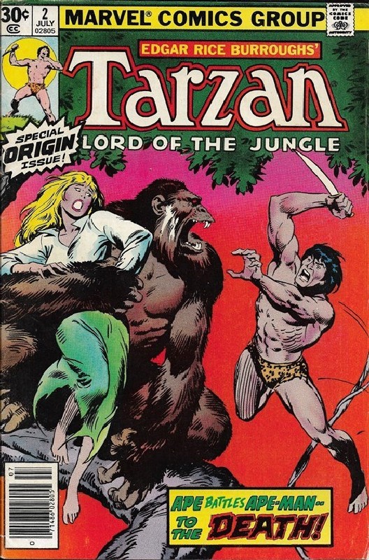 Cover of Tarzan Lord of the Jungle #2. One of 250,000 Vintage American Comics on sale from Krypton!