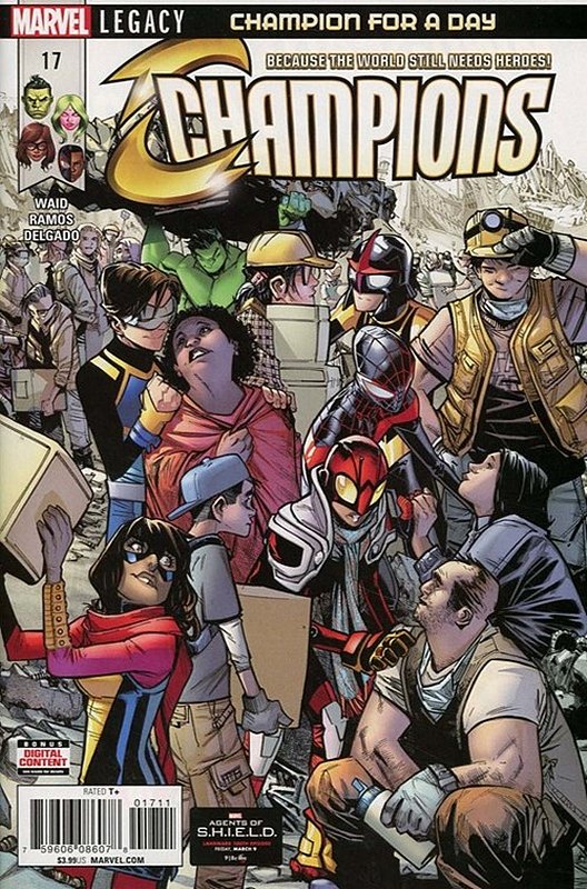 Cover of Champions (Vol 2) The #17. One of 250,000 Vintage American Comics on sale from Krypton!