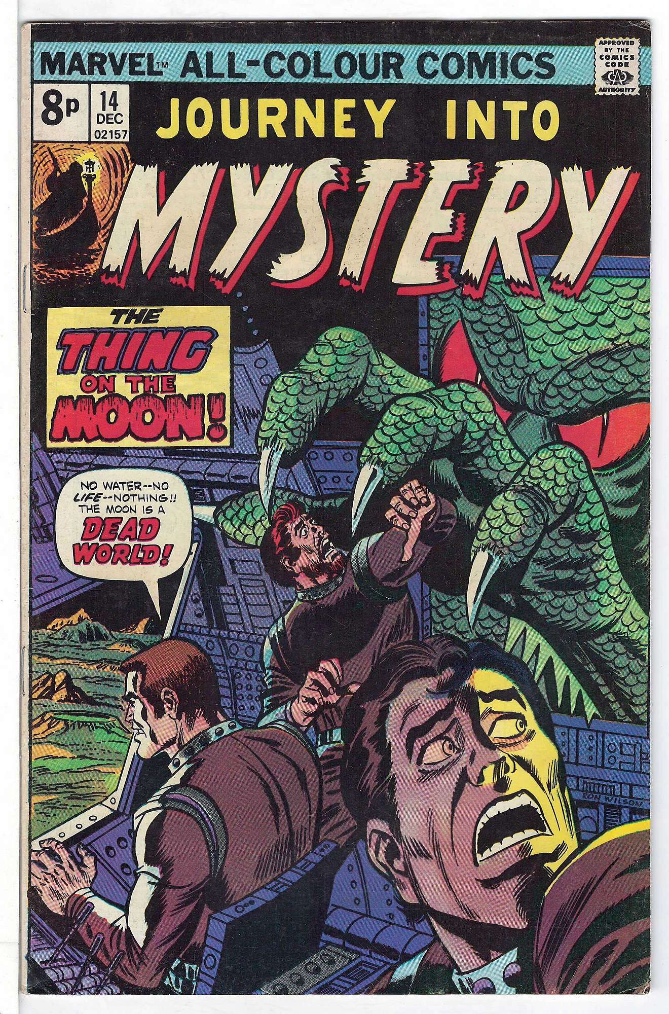 ACTUAL SCAN OF COMIC!<br> Cover of Journey Into Mystery (Vol 2) #14. One of 250,000 Vintage American Comics on sale from Krypton!