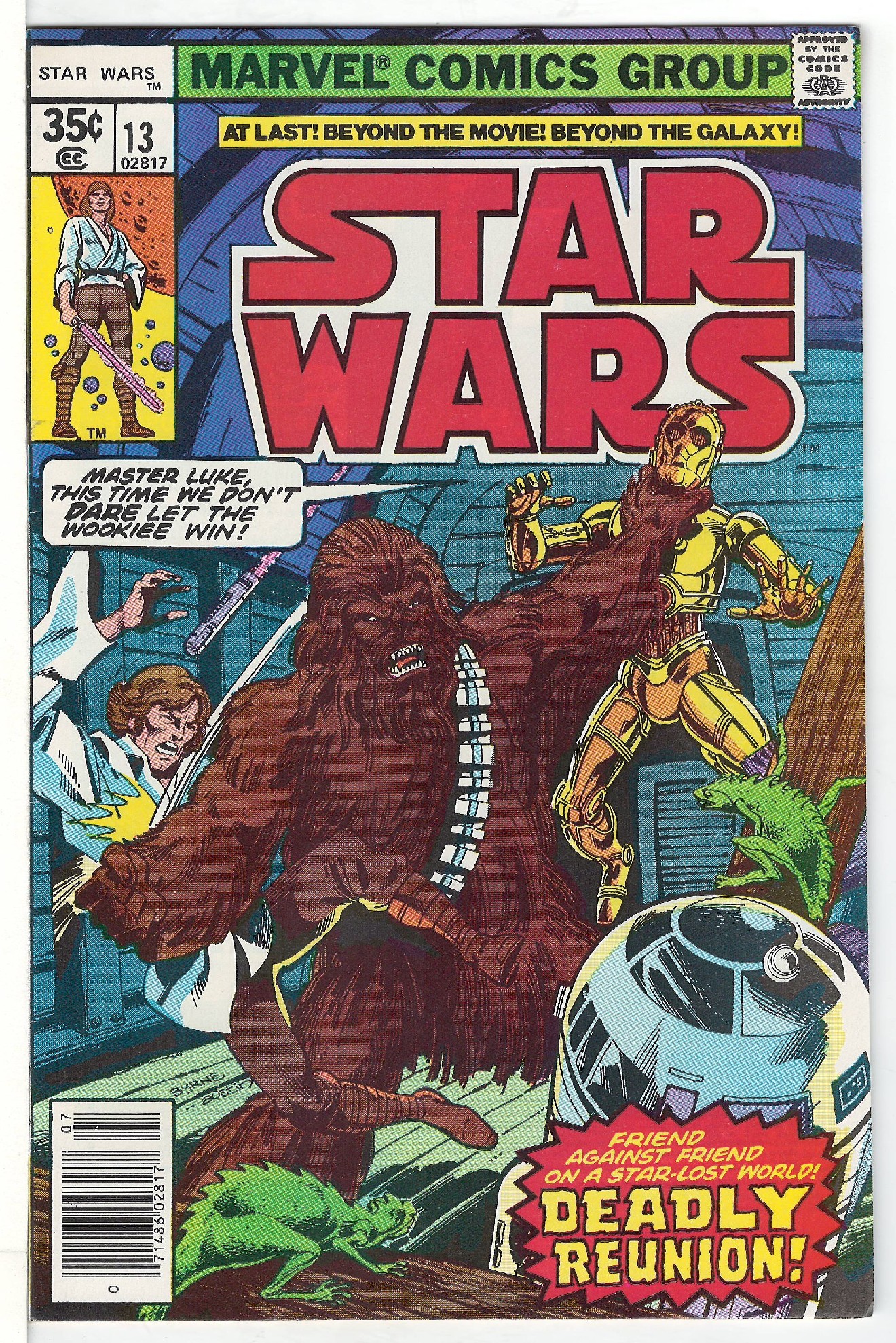 ACTUAL SCAN OF COMIC!<br> Cover of Star Wars (Vol 1) (Marvel) #13. One of 250,000 Vintage American Comics on sale from Krypton!