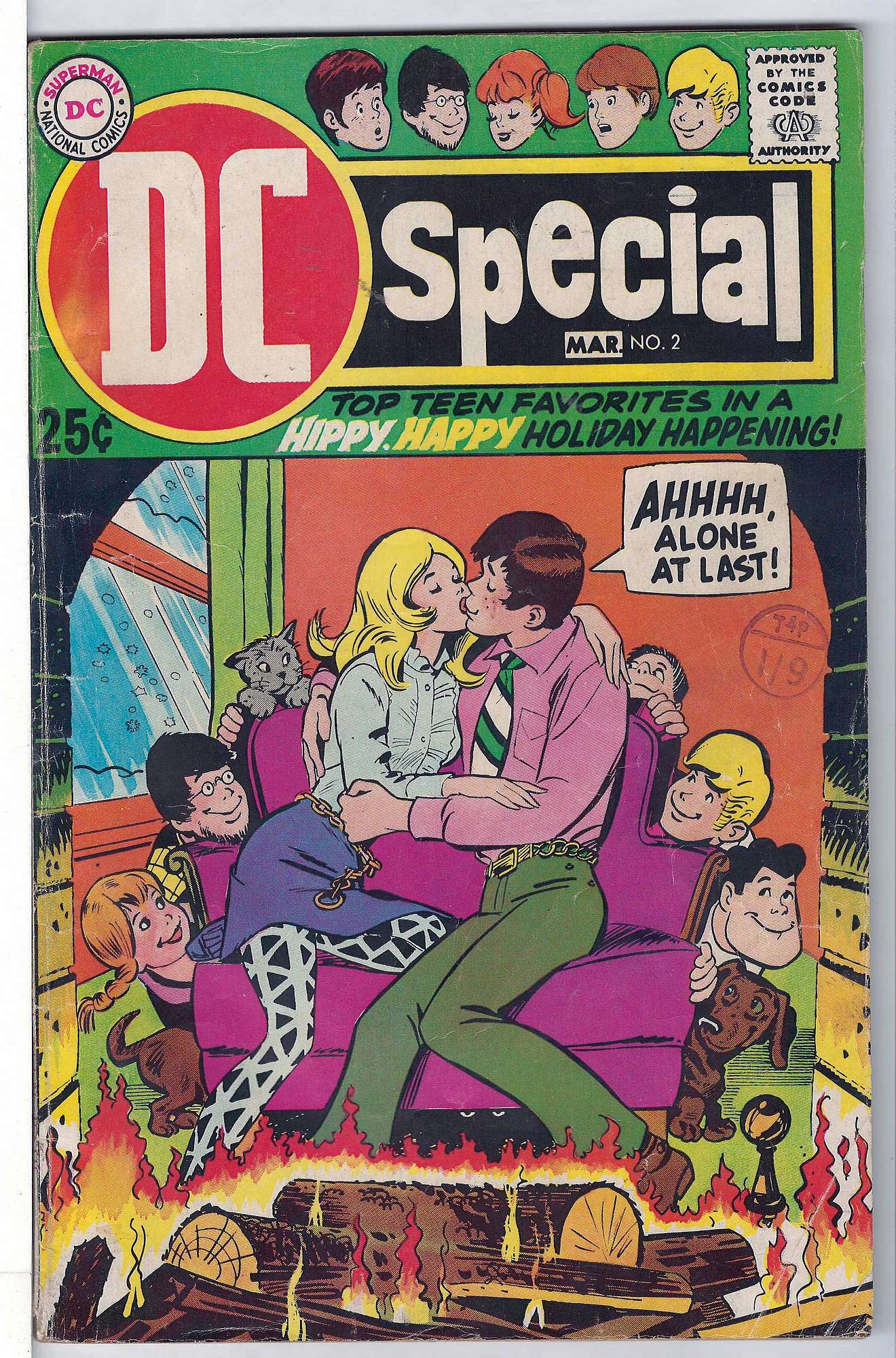Teen Humor - Harvey Appearance<br>ACTUAL SCAN OF COMIC!<br>Stamp on Cover - See Scan Cover of DC Special (Vol 1) #2. One of 250,000 Vintage American Comics on sale from Krypton!