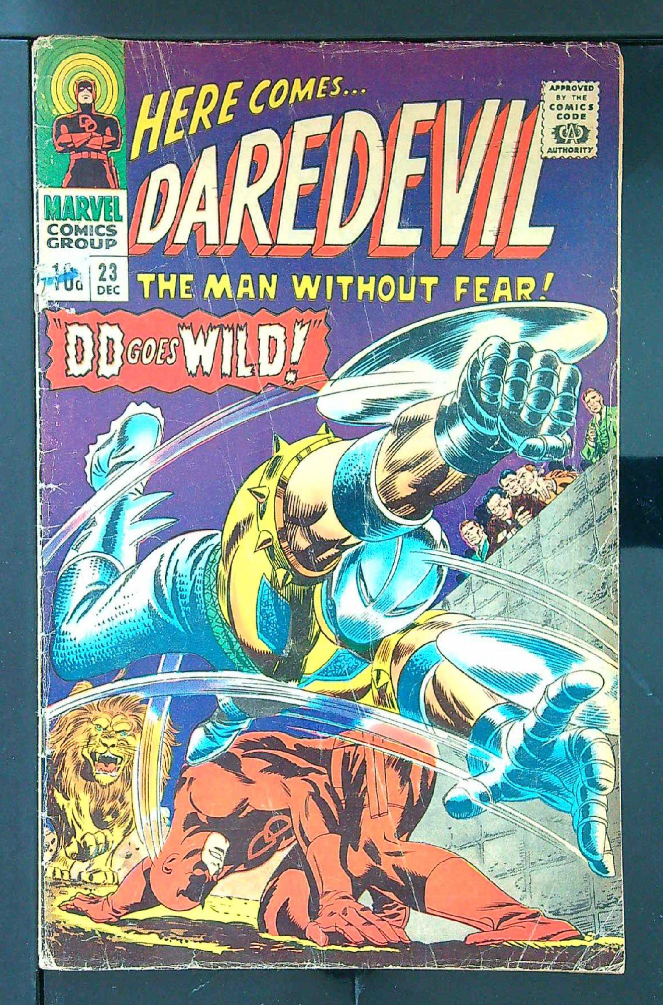 ACTUAL SCAN OF COMIC!<br> Cover of Daredevil (Vol 1) #23. One of 250,000 Vintage American Comics on sale from Krypton!
