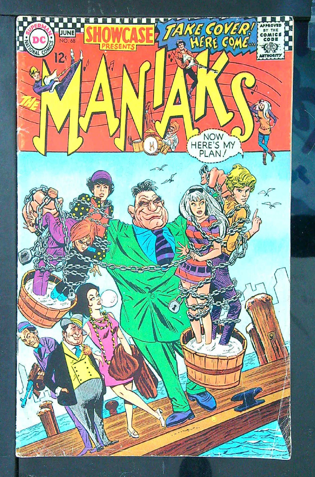 ACTUAL SCAN OF COMIC!<br> Cover of Showcase (Vol 1) #68. One of 250,000 Vintage American Comics on sale from Krypton!