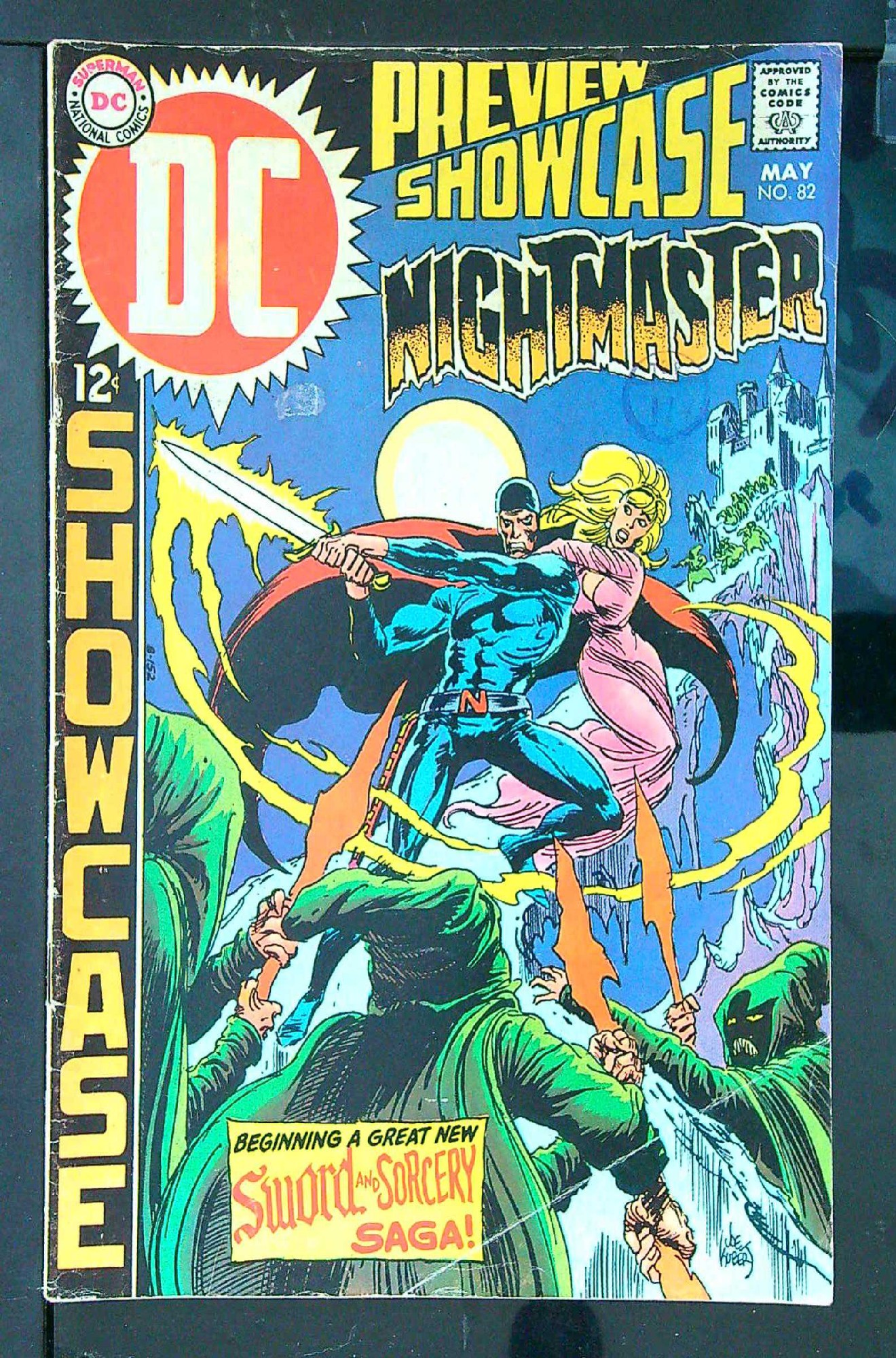 1st Nightmaster<br>ACTUAL SCAN OF COMIC!<br>Distribution Stamp on Cover - See Scan Cover of Showcase (Vol 1) #82. One of 250,000 Vintage American Comics on sale from Krypton!