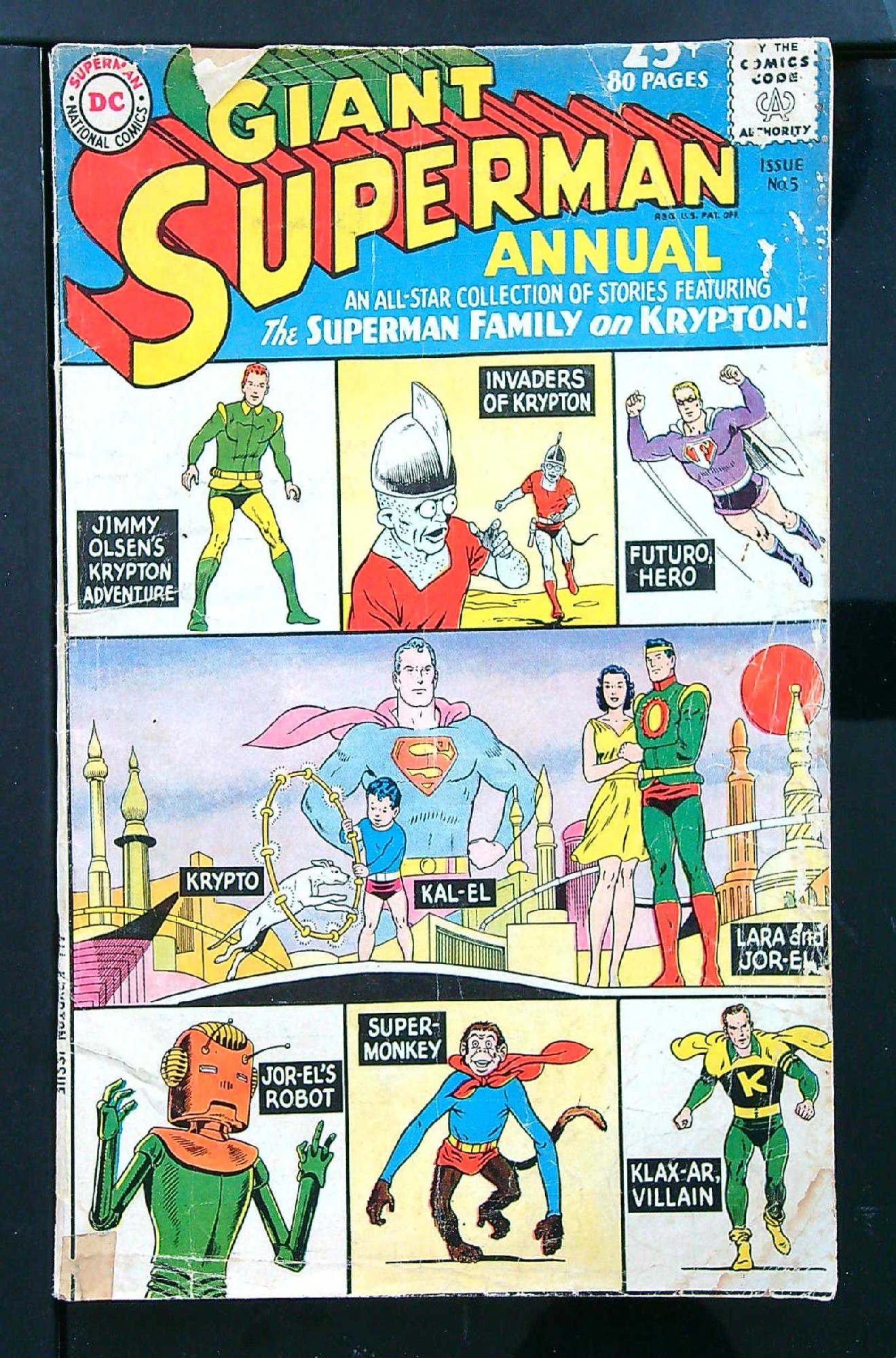ACTUAL SCAN OF COMIC!<br> Cover of Superman Annual (Vol 1) #5. One of 250,000 Vintage American Comics on sale from Krypton!