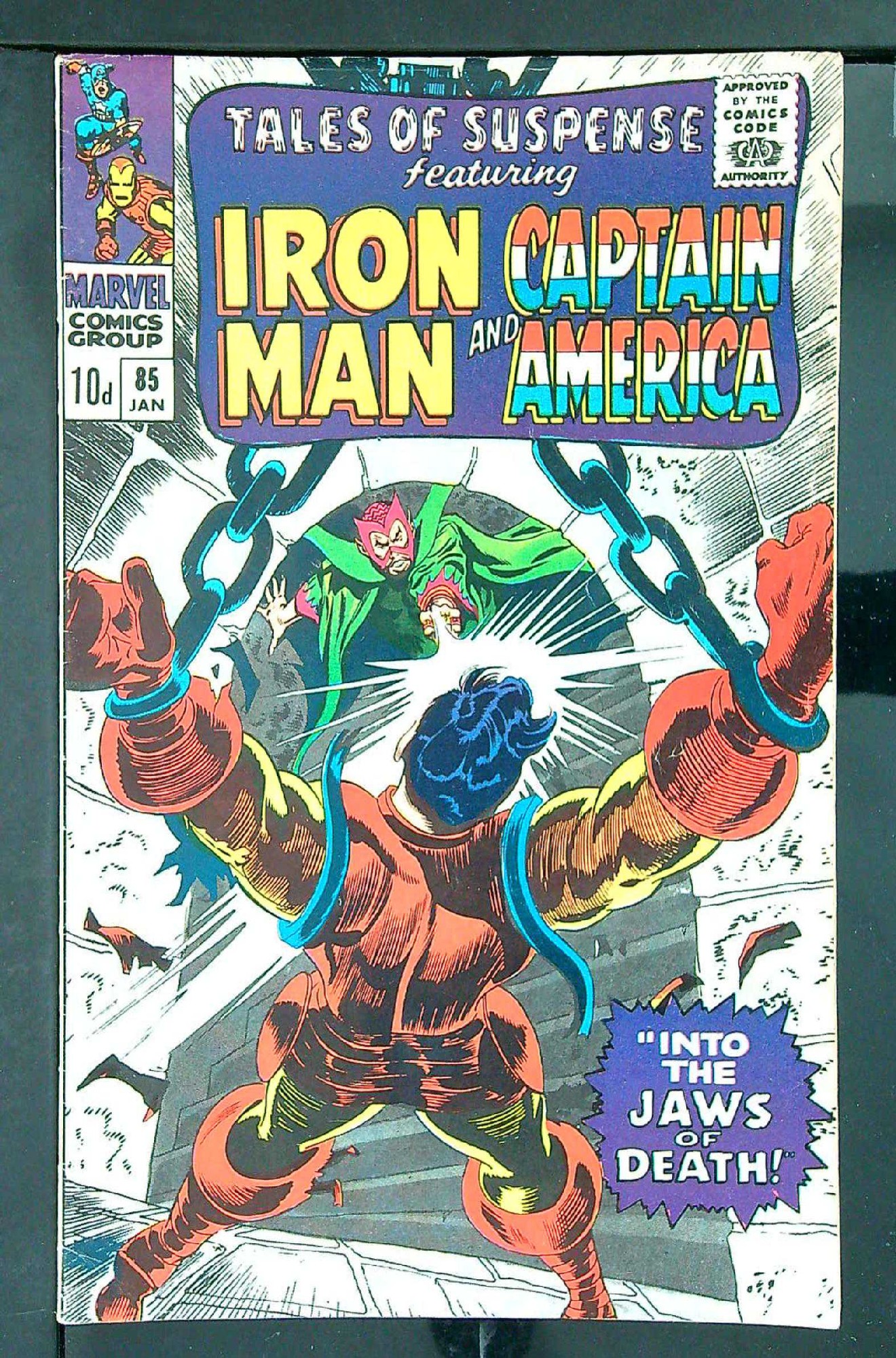 ACTUAL SCAN OF COMIC!<br> Cover of Tales of Suspense (Vol 1) #85. One of 250,000 Vintage American Comics on sale from Krypton!