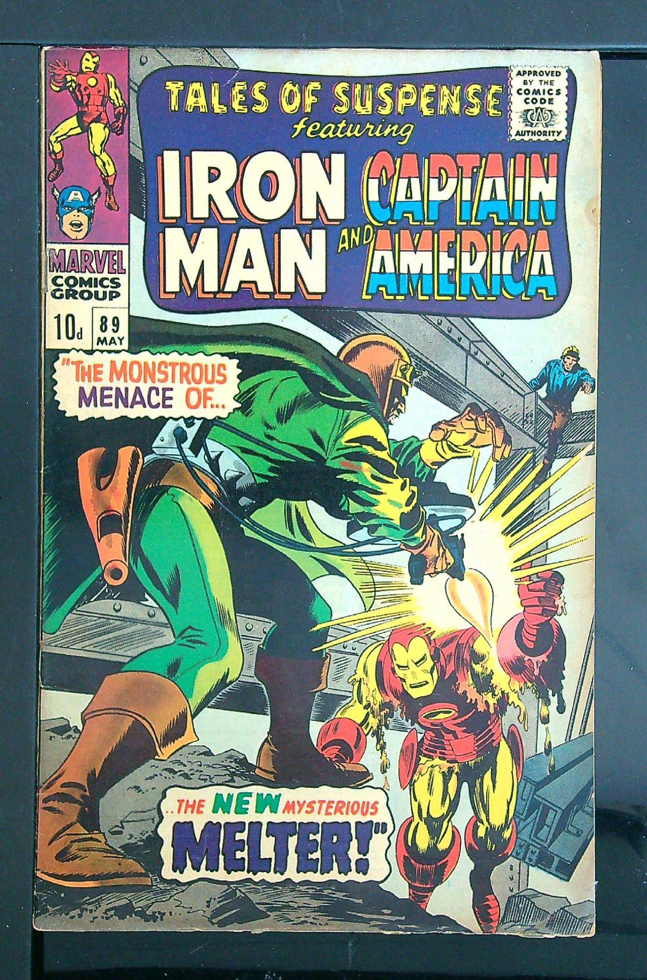 ACTUAL SCAN OF COMIC!<br> Cover of Tales of Suspense (Vol 1) #89. One of 250,000 Vintage American Comics on sale from Krypton!