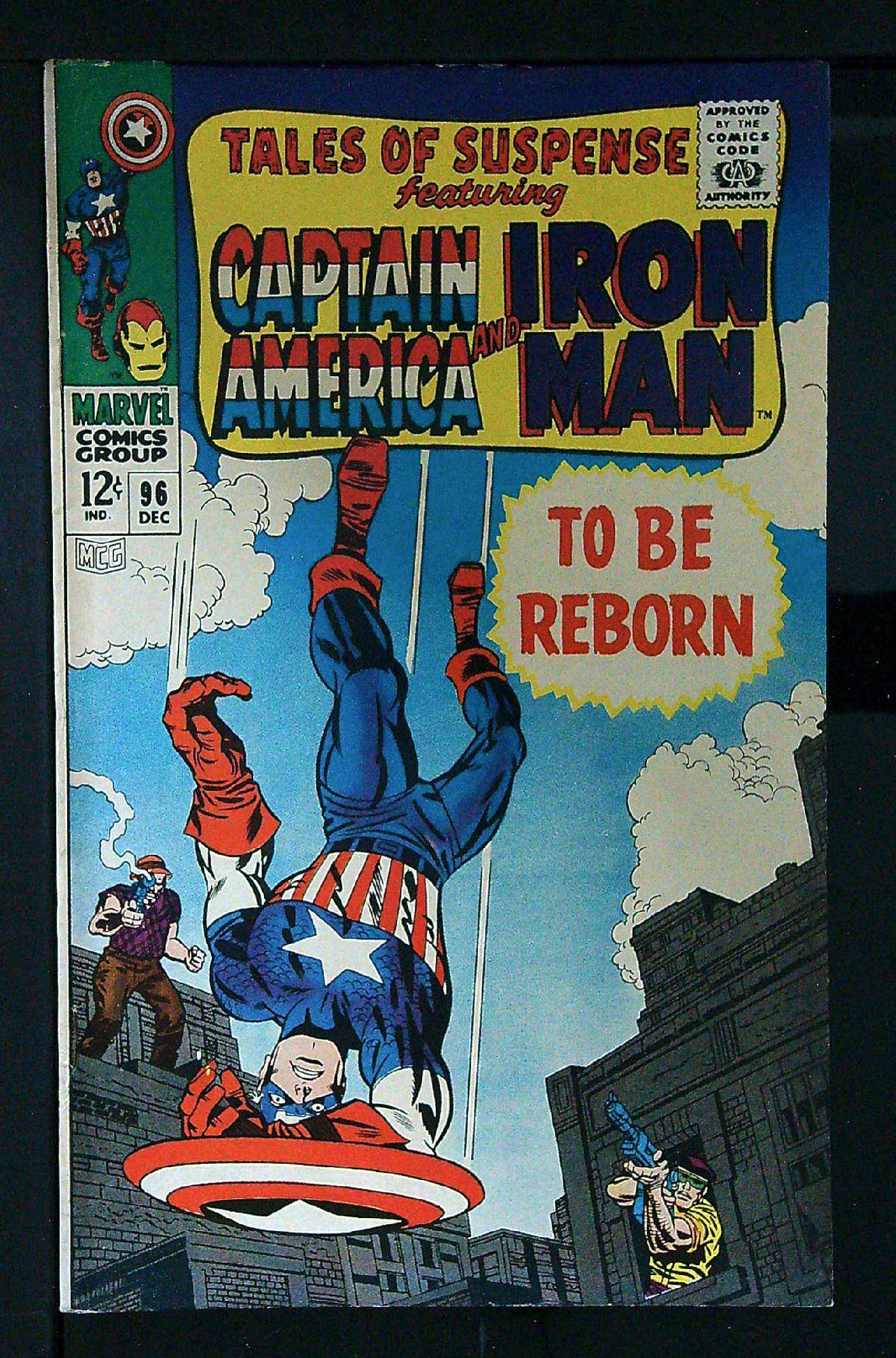 ACTUAL SCAN OF COMIC!<br> Cover of Tales of Suspense (Vol 1) #96. One of 250,000 Vintage American Comics on sale from Krypton!