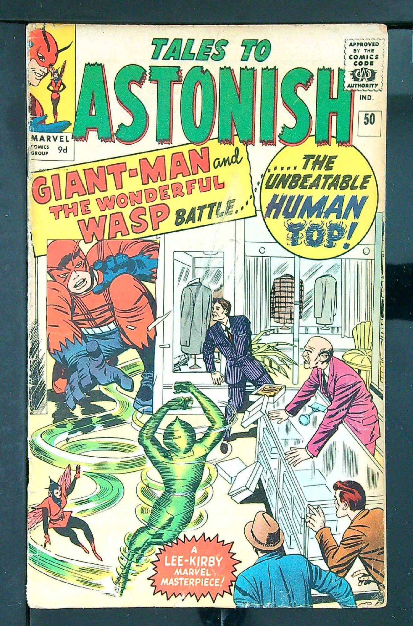 ACTUAL SCAN OF COMIC!<br> Cover of Tales to Astonish (Vol 1) #50. One of 250,000 Vintage American Comics on sale from Krypton!