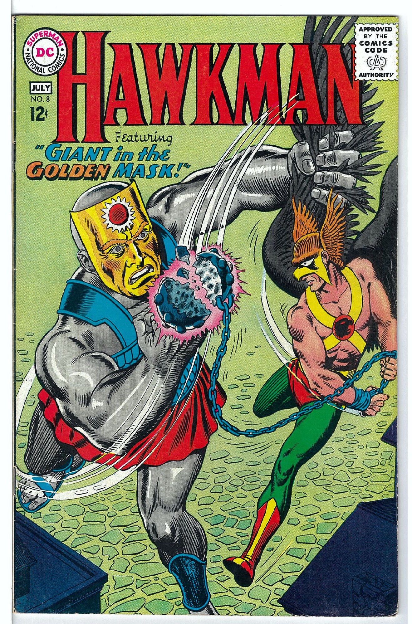 ACTUAL SCAN OF COMIC!<br> Cover of Hawkman (Vol 1) #8. One of 250,000 Vintage American Comics on sale from Krypton!