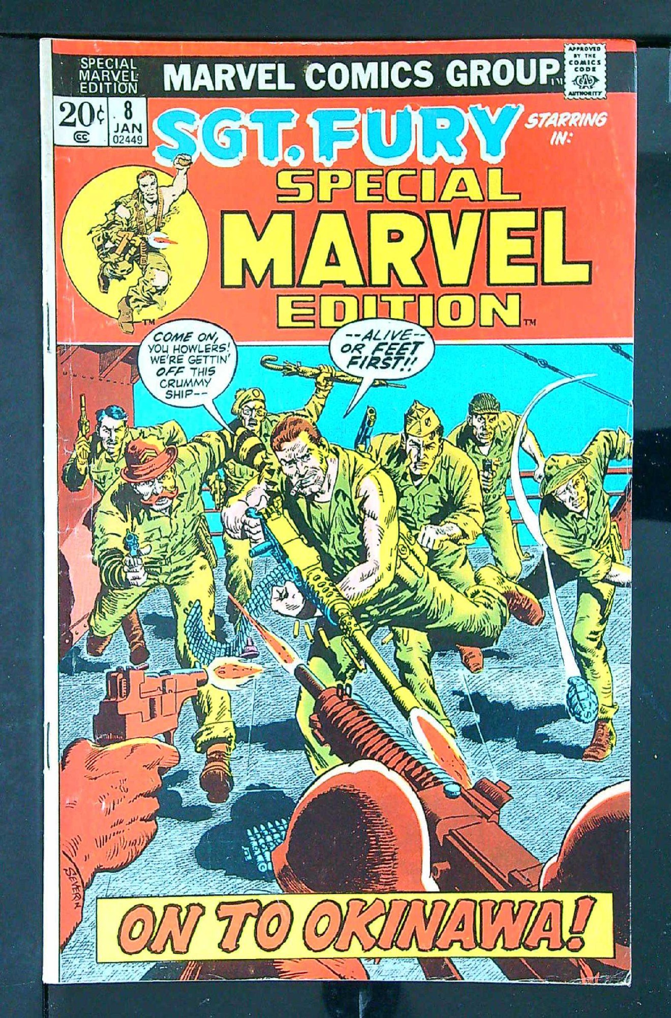 ACTUAL SCAN OF COMIC!<br> Cover of Special Marvel Edition (Vol 1) #8. One of 250,000 Vintage American Comics on sale from Krypton!