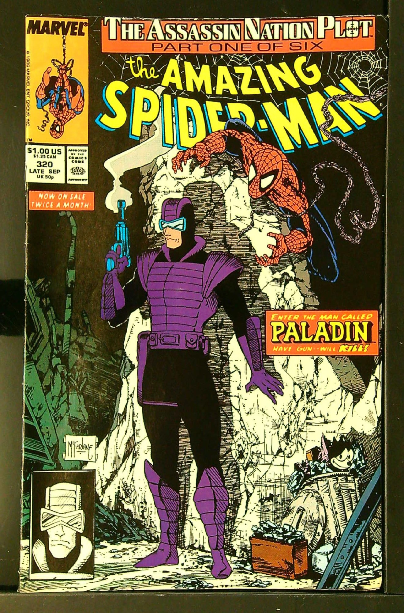 ACTUAL SCAN OF COMIC!<br> Cover of Amazing Spider-Man (Vol 1) #320. One of 250,000 Vintage American Comics on sale from Krypton!