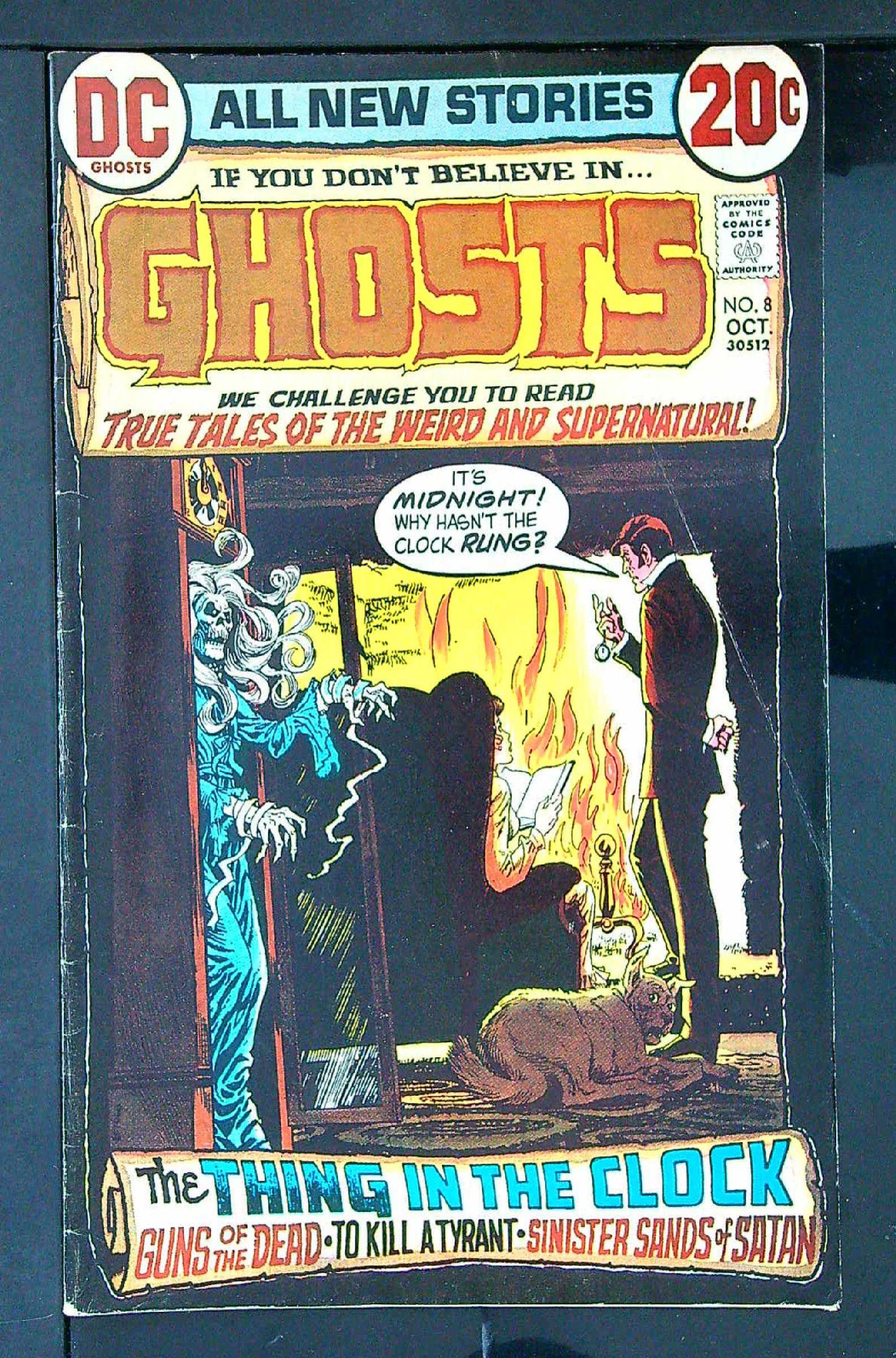 ACTUAL SCAN OF COMIC!<br> Cover of Ghosts (Vol 1) #8. One of 250,000 Vintage American Comics on sale from Krypton!