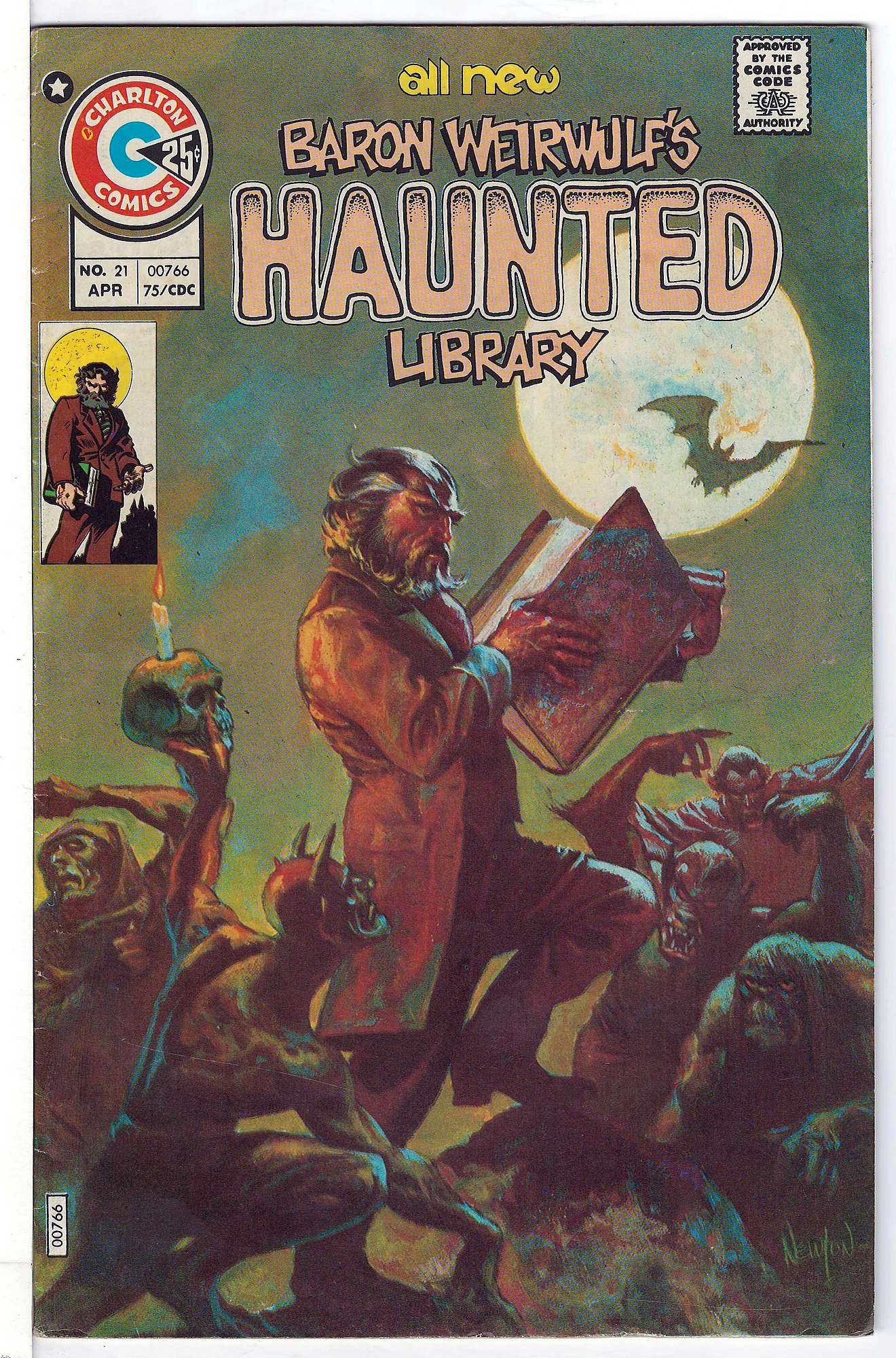 1st Baron Weirwulf<br>ACTUAL SCAN OF COMIC!<br> Cover of Haunted (Vol 1) #21. One of 250,000 Vintage American Comics on sale from Krypton!