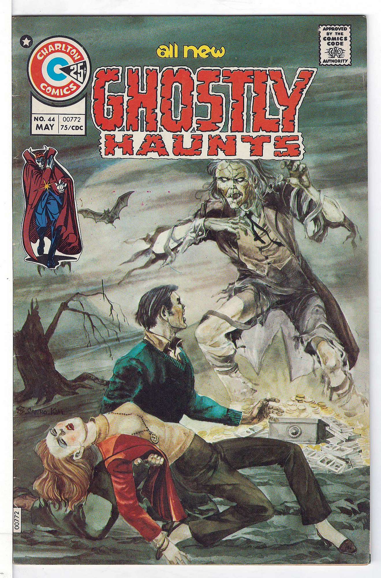 ACTUAL SCAN OF COMIC!<br> Cover of Ghostly Haunts (Vol 1) #44. One of 250,000 Vintage American Comics on sale from Krypton!