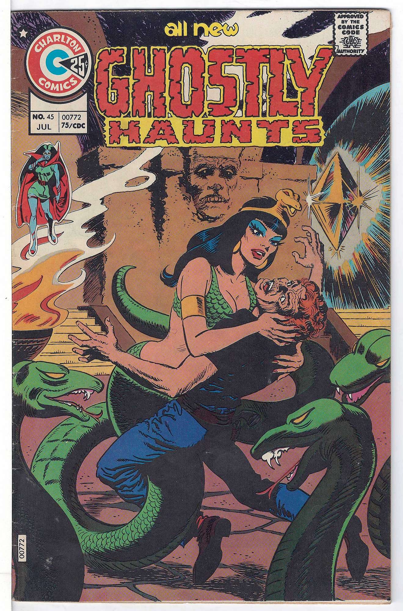 ACTUAL SCAN OF COMIC!<br> Cover of Ghostly Haunts (Vol 1) #45. One of 250,000 Vintage American Comics on sale from Krypton!