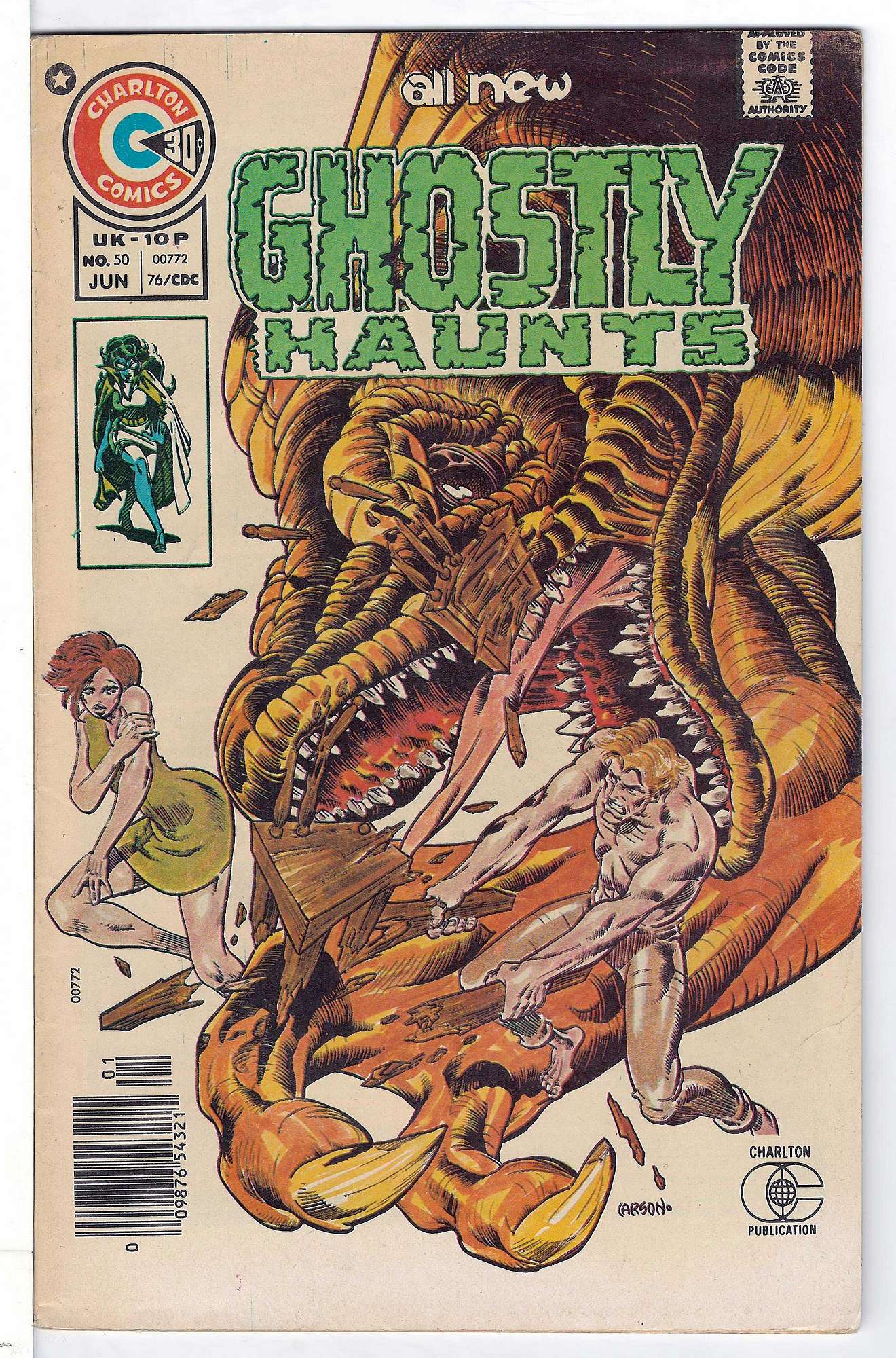 ACTUAL SCAN OF COMIC!<br> Cover of Ghostly Haunts (Vol 1) #50. One of 250,000 Vintage American Comics on sale from Krypton!