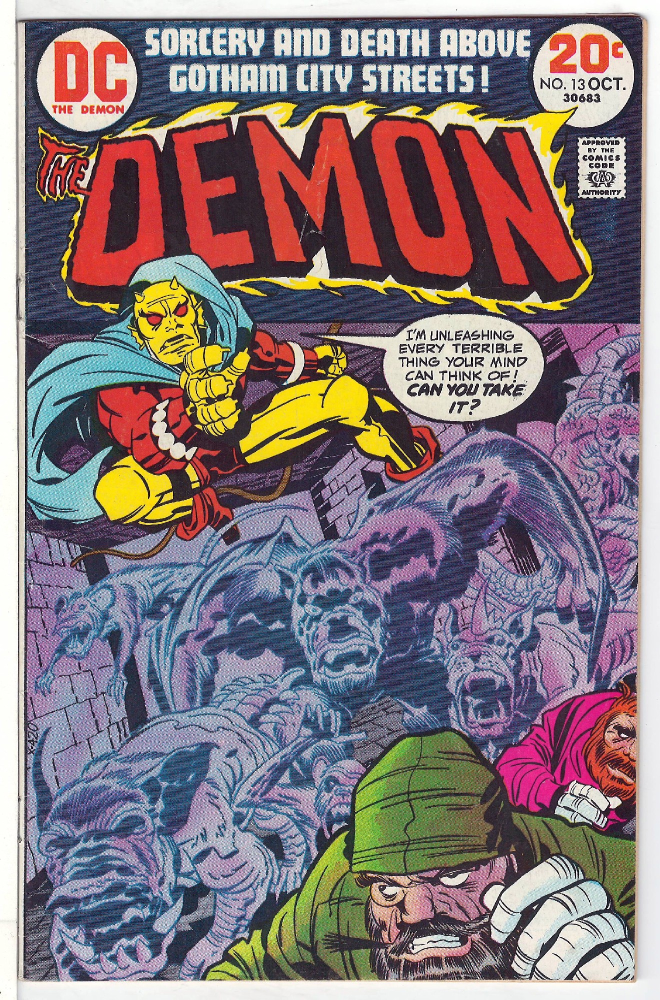 ACTUAL SCAN OF COMIC!<br> Cover of Demon (Vol 1) The #13. One of 250,000 Vintage American Comics on sale from Krypton!