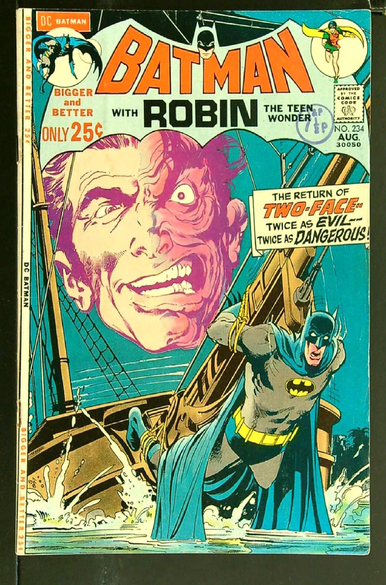 Cover of Batman #234. One of 250,000 Vintage American Comics on sale from Krypton!