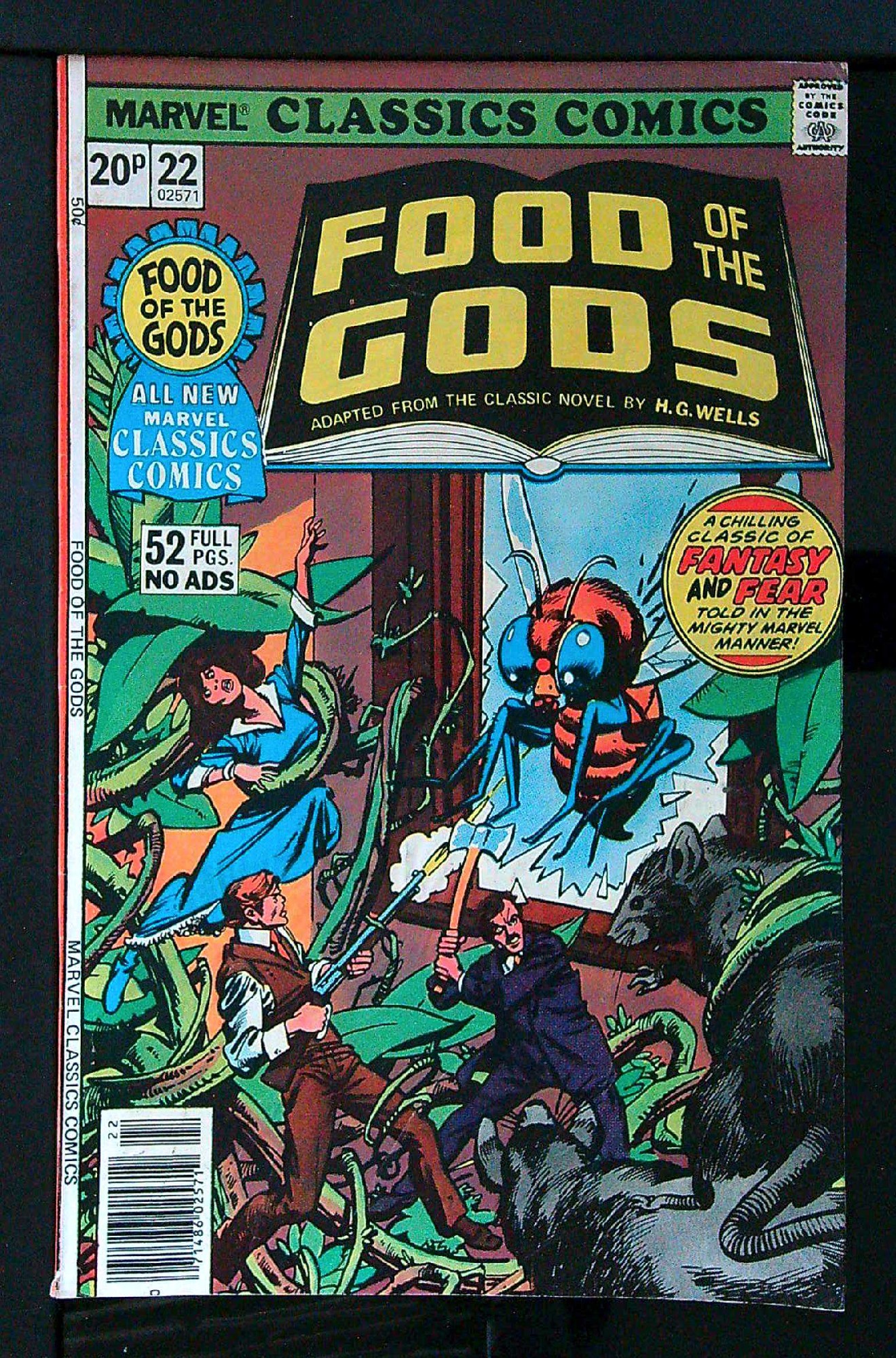 ACTUAL SCAN OF COMIC!<br> Cover of Marvel Classics Comics Featuring (Vol 1) #22. One of 250,000 Vintage American Comics on sale from Krypton!