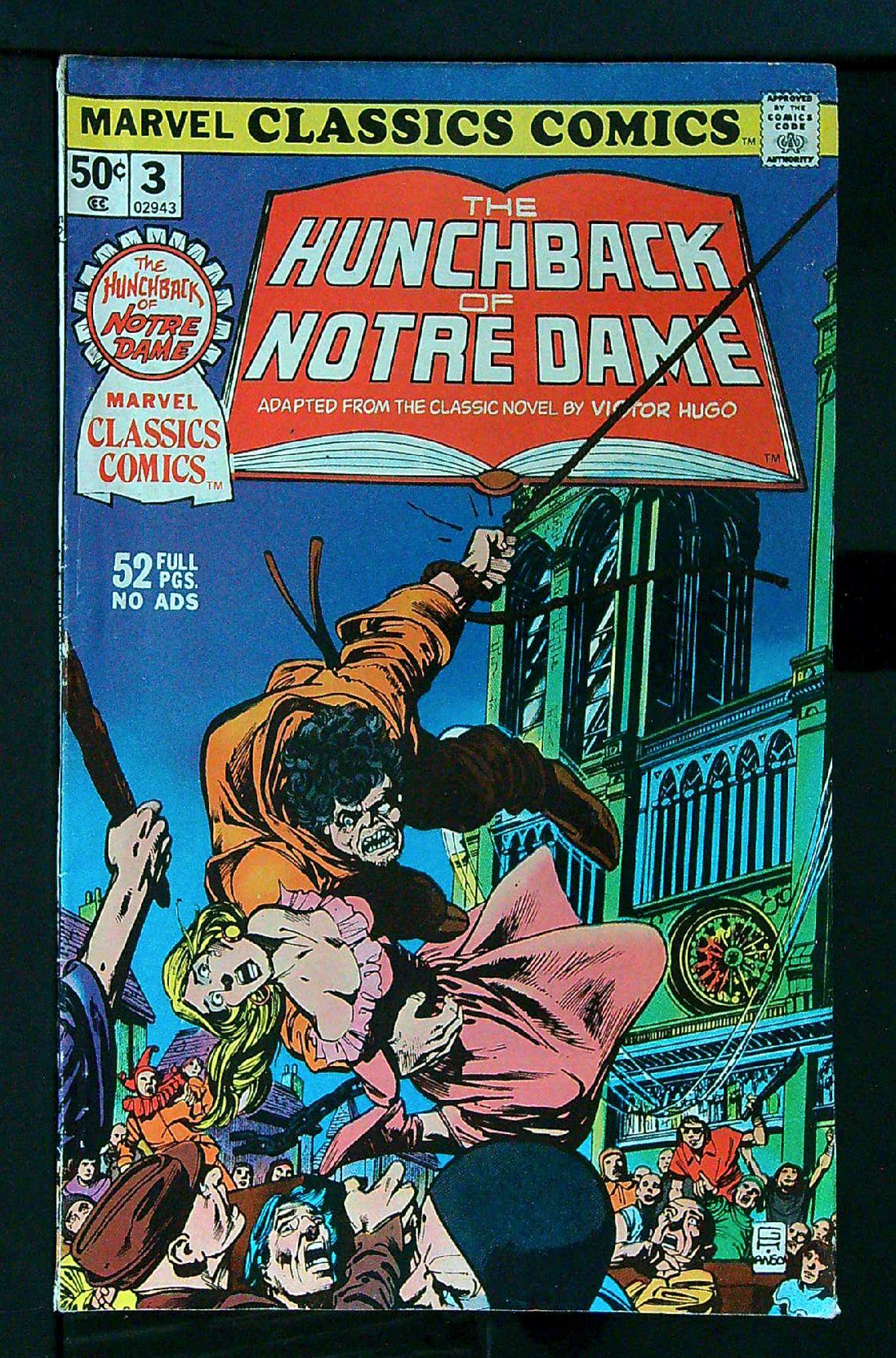 ACTUAL SCAN OF COMIC!<br> Cover of Marvel Classics Comics Featuring (Vol 1) #3. One of 250,000 Vintage American Comics on sale from Krypton!