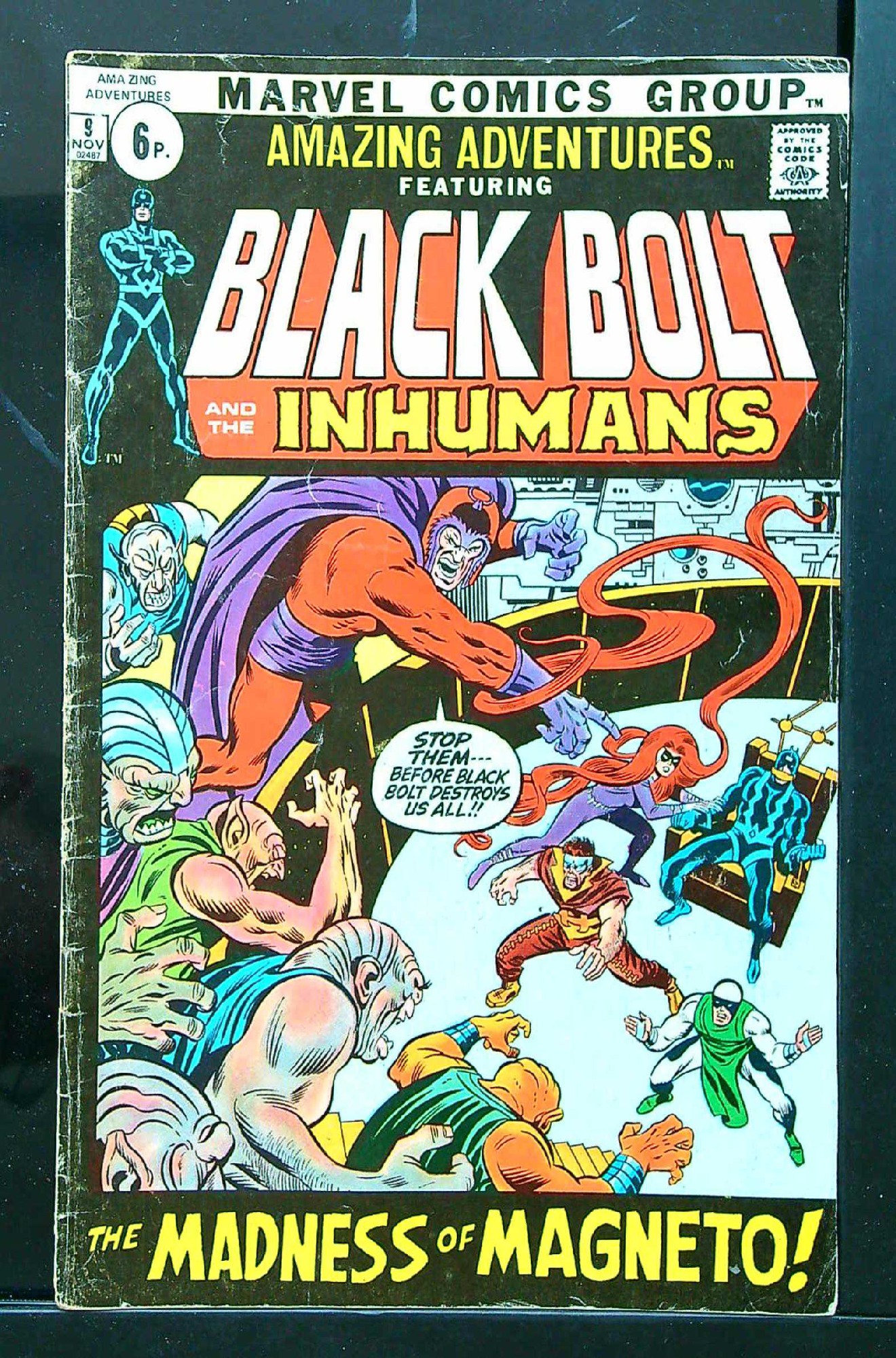 ACTUAL SCAN OF COMIC!<br> Cover of Amazing Adventures (Vol 2) #9. One of 250,000 Vintage American Comics on sale from Krypton!