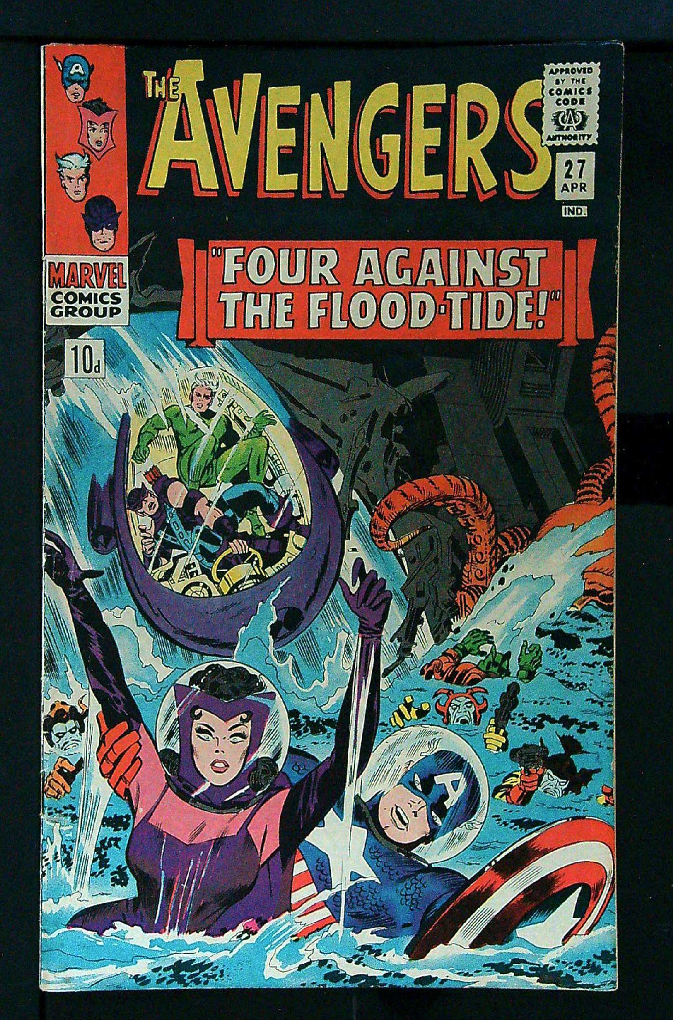 ACTUAL SCAN OF COMIC!<br> Cover of Avengers (Vol 1) #27. One of 250,000 Vintage American Comics on sale from Krypton!