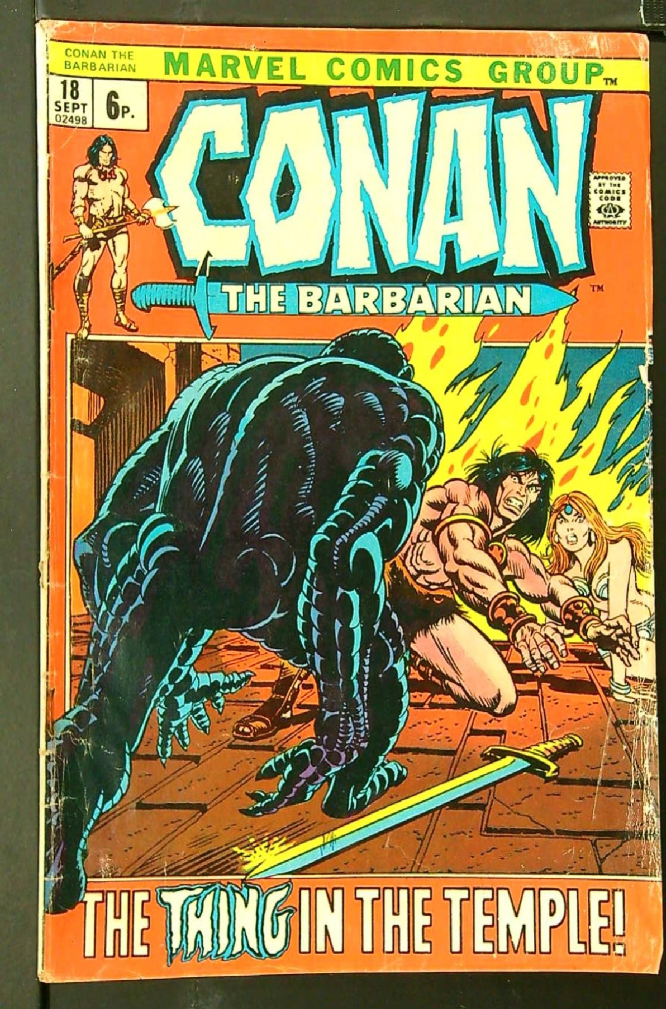 Cover of Conan the Barbarian (Vol 1) #18. One of 250,000 Vintage American Comics on sale from Krypton!