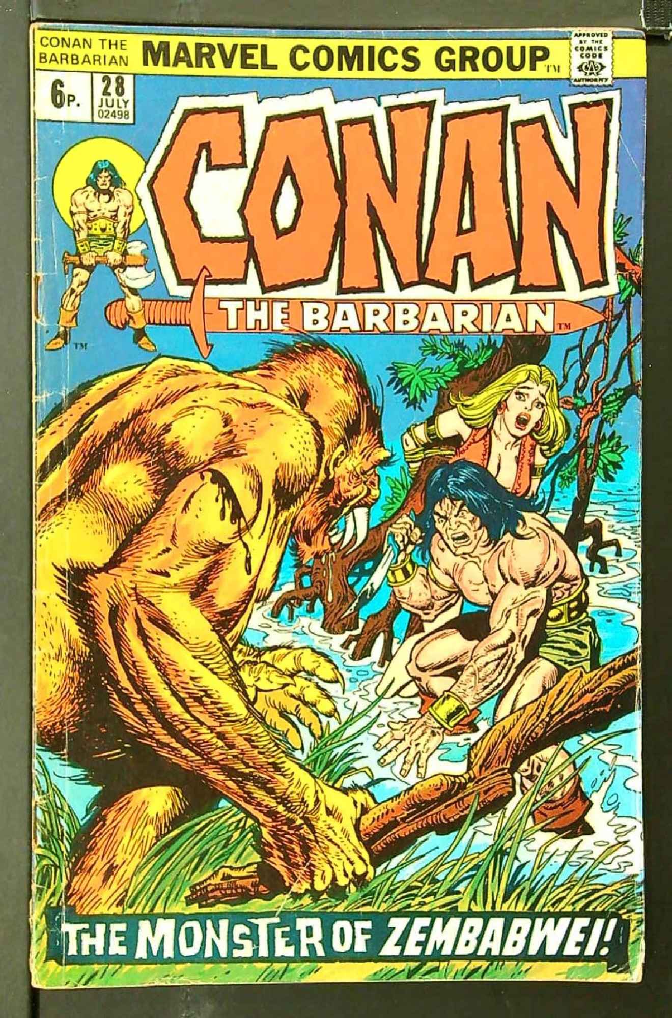 Cover of Conan the Barbarian (Vol 1) #28. One of 250,000 Vintage American Comics on sale from Krypton!