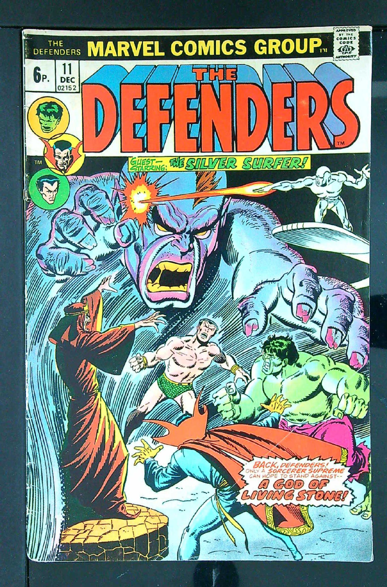 ACTUAL SCAN OF COMIC!<br> Cover of Defenders (Vol 1) #11. One of 250,000 Vintage American Comics on sale from Krypton!
