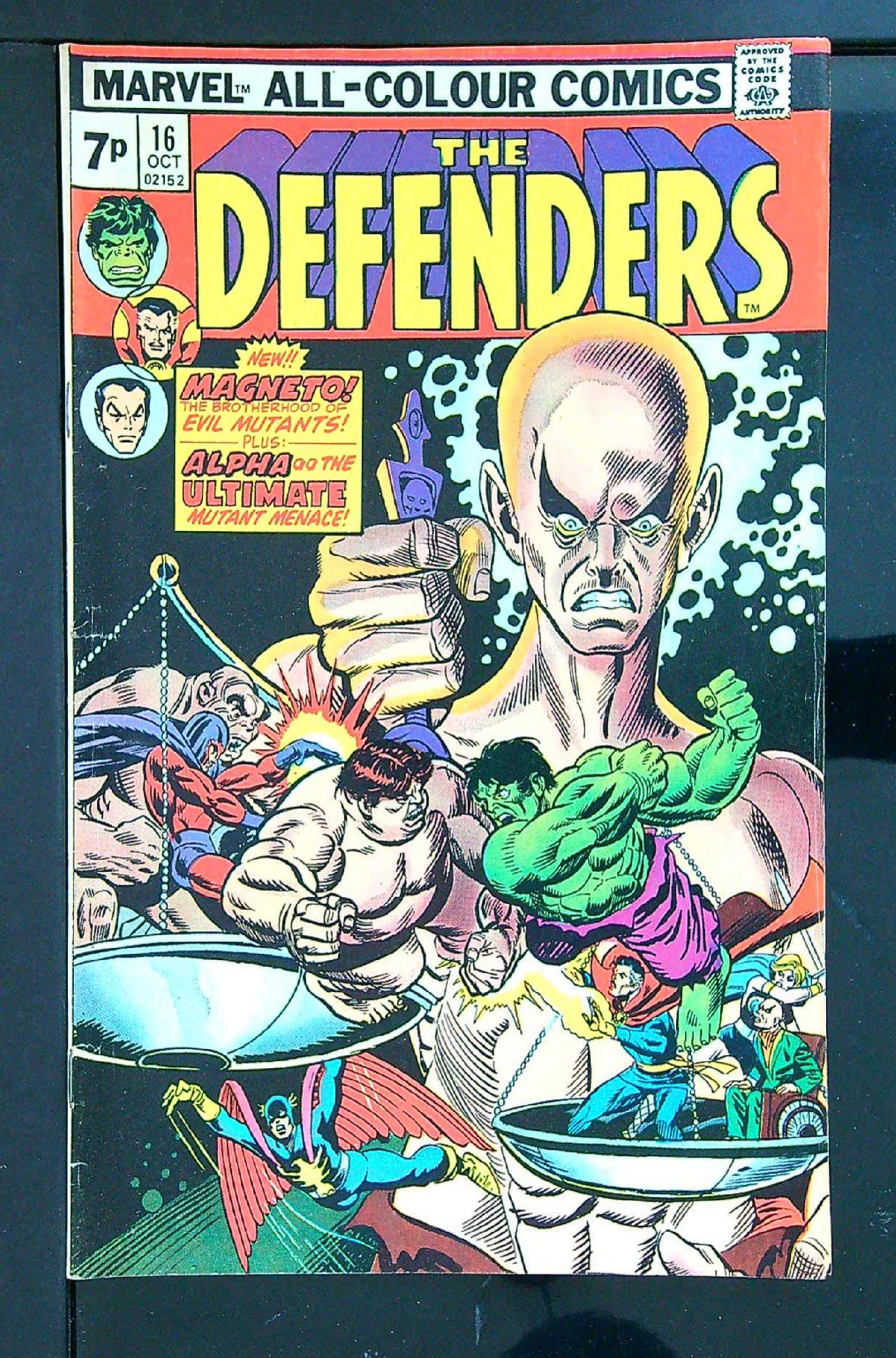 ACTUAL SCAN OF COMIC!<br> Cover of Defenders (Vol 1) #16. One of 250,000 Vintage American Comics on sale from Krypton!